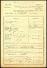 Riquet, Charles Désiré, né le 25 mai 1886 à Doullens (Somme), classe 1906, matricule n° 57, Bureau de recrutement d'Abbeville