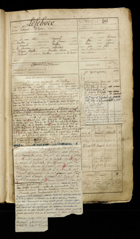 Lefebvre, Edmond Philogène, né le 11 mai 1886 à Beauval (Somme), classe 1906, matricule n° 49, Bureau de recrutement d'Abbeville