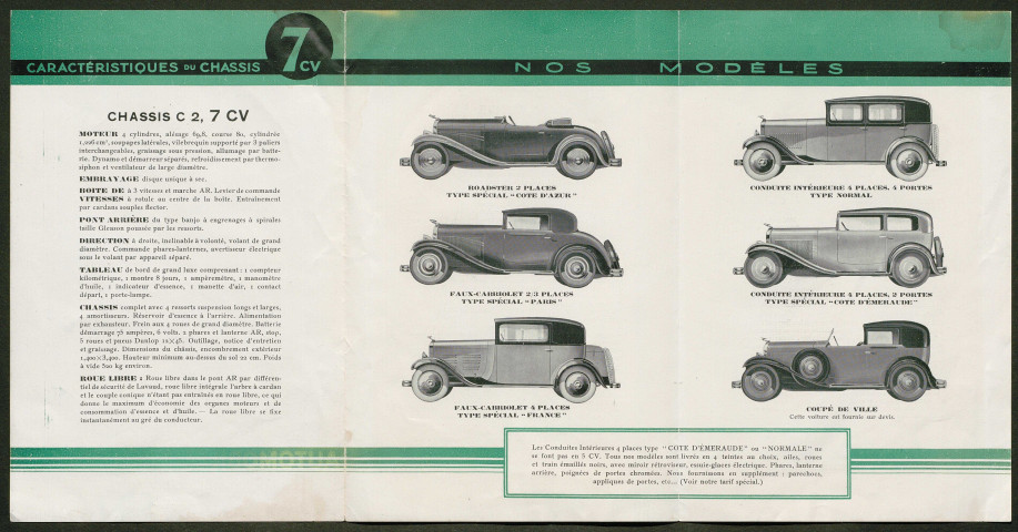 Publicités automobiles : Rolland et Pilain