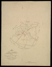 Plan du cadastre napoléonien - Ercourt : tableau d'assemblage