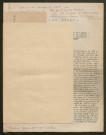 Témoignage de Blanquefort (sous-lieutenant) et correspondance avec Jacques Péricard
