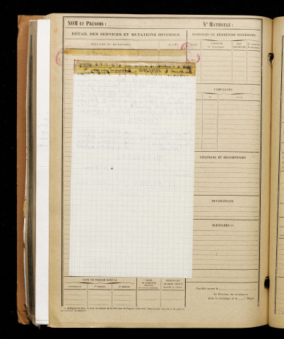 Jacques, Georges Emile Joseph, né le 20 mars 1894 à Saint-Blimont (Somme), classe 1914, matricule n° 1519, Bureau de recrutement d'Abbeville