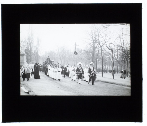 Enterrement du doyen de Saint-Jacques - janvier 1913