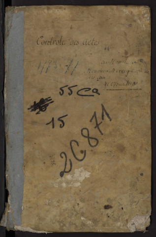 Contrôle des actes du bureau de Chaulnes pour la période du 16 juin 1773 au 23 janvier 1777