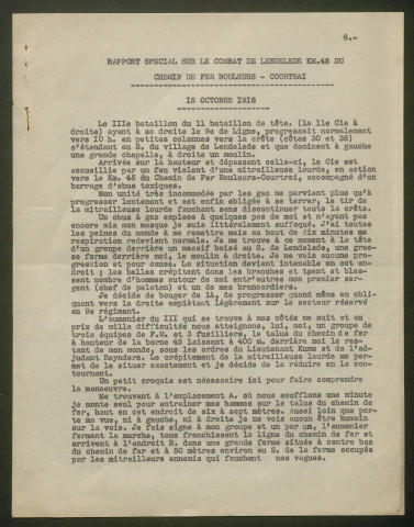 Témoignage de Billiet (Capitaine) et correspondance avec Jacques Péricard