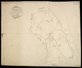 Plan du cadastre napoléonien - Harponville : tableau d'assemblage