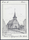 Guibermesnil (commune de Lafresguimont Saint-Martin) : église - (Reproduction interdite sans autorisation - © Claude Piette)