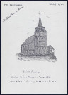 Saint-Amand (Pas-de-Calais) : église Saint-Amand. Tour 1597. Nef 1763. Cloche 1787 classée M.H. - (Reproduction interdite sans autorisation - © Claude Piette)
