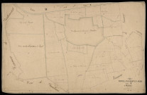 Plan du cadastre napoléonien - Bouillancourt-en-Sery : Watteblerie, E