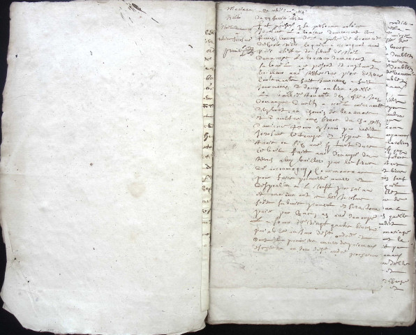 Etude de Me Antoine Limeu à Amiens (étude n°6). Minutes de l'année 1652