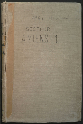 Table des successions et absences du bureau d'Amiens