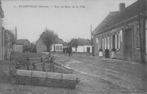 Allonville (Somme). Rue du bout de la ville
