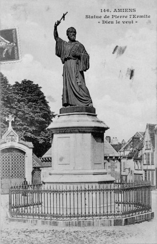 Statue de Pierre l'Ermite "Dieu le veut"