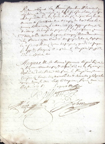 Etude de Me Adrien Dehen à Amiens (étude n°24). Minutes de l'année 1691