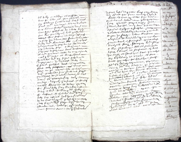 Etude de Me Jean-Baptiste Trencart à Amiens (étude n°12). Minutes de l'année 1655