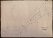 Plan du cadastre rénové - Beauquesne : section ZA