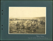 Près d'Eclusier (Somme). Un camp de cavalerie de l'armée française aux bords de la Somme