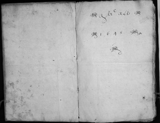 Etude de Me François Lecaron à Amiens (étude n°11). Minutes de l'année 1645