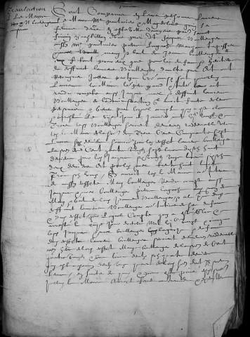 Etude de Me Martin Caron à Amiens (étude n°4). Minutes des années 1628-1629