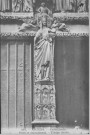 Cathédrale - Porche méridional - Vierge dorée