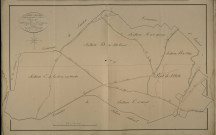Plan du cadastre napoléonien - Pont-de-Metz : tableau d'assemblage