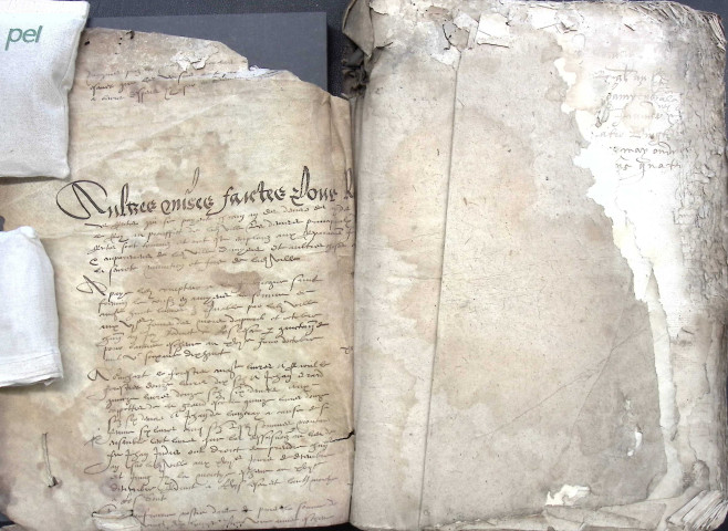 Etude de Me Jean Quignon à Amiens (étude n°22). Minutes de l'année 1580