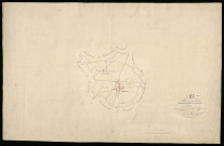 Plan du cadastre napoléonien - Hancourt : tableau d'assemblage