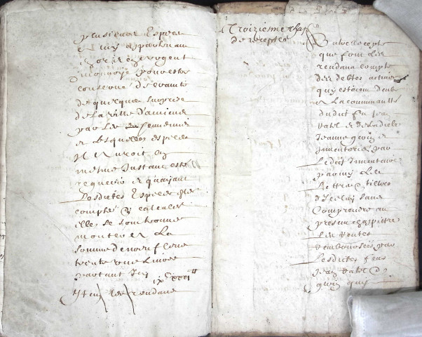 Etude de Me François Machart à Amiens (étude n°13). Minutes de l'année 1670