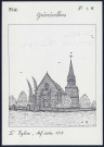 Grémévillers (Oise) : l'église, nef datée 1518 - (Reproduction interdite sans autorisation - © Claude Piette)