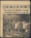 Extrait du Courrier Picard du 3 août 1972 illustrant la cérémonie d'hommage aux résistants picards tués le 2 août 1943