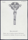Bellancourt : christ de la chapelle route nationale - (Reproduction interdite sans autorisation - © Claude Piette)