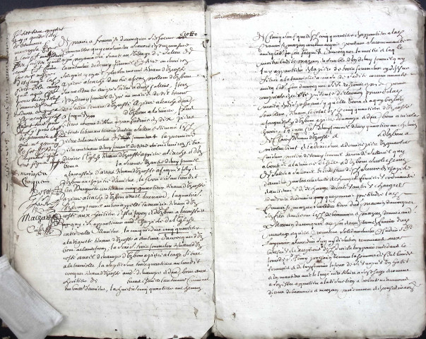 Etude de Me François Machart à Amiens (étude n°13). Minutes de l'année 1653