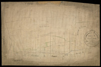 Plan du cadastre napoléonien - Bacouel-sur-Selle (Bacouel) : Mont d'heilly (Le), A1