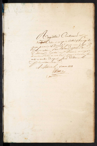 Maison d'arrêt d'Abbeville. Prévenus, condamnés et détenus. Registre d'écrou : sans numéro d'écrou. 06 août 1828 - 13 juillet 1829