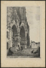 Notre-Dame à Amiens. Les porches vus de côté