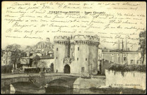 Carte postale intitulée "Verdun-sur-Meuse. Porte Chaussée". Correspondance de Raymond Paillart à ses parents