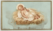 Jésus notre sauveur. L'Enfant Jésus dans la mangeoire