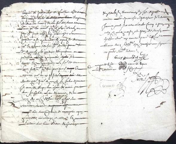 Etude de Me Jean Duval à Amiens (étude n°8). Minutes de l'année 1635