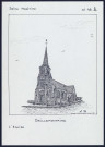 Gaillefontaine (Seine-Maritime) : l'église - (Reproduction interdite sans autorisation - © Claude Piette)