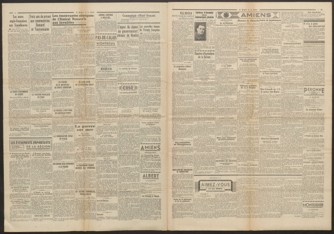 Le Progrès de la Somme, numéro 22113, 7 avril 1940