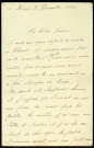 Lettre de Julien Deudon adressée à sa soeur Jeanne Pillon deux mois avant d'être tué au combat dans la Marne
