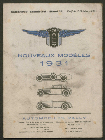 Publicités automobiles : Rally