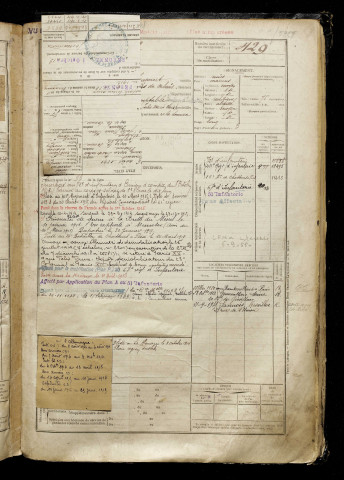 Cauvin, Joseph Fénelon Alfred, né le 16 août 1891 à Warlencourt-Eaucourt (Pas-de-Calais), classe 1911, matricule n° 429, Bureau de recrutement de Péronne