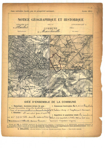 Crécy-en-Ponthieu (Marcheville) : notice historique et géographique sur la commune