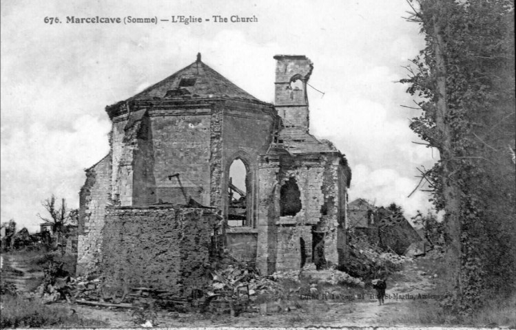 Marcelcave. l'église. The Church