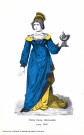 Histoire du costume à travers les âges et les pays. Noble Dame Allemande vers 1480