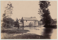 Moulin à Neslettes, sur la Bresle (Somme) 1889 - A .B