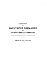L1 à L140 - Inventaire sommaire - Arrêtés enregistrés des administrations 1790-an IV