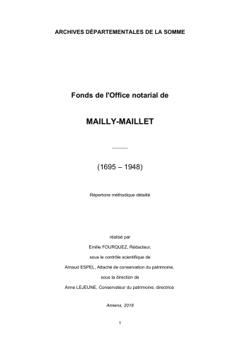 MAILLY-MAILLET