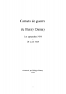 Transcription des carnets de guerre et de captivité de Henry Damay du 1er septembre 1939 au 20 avril 1945